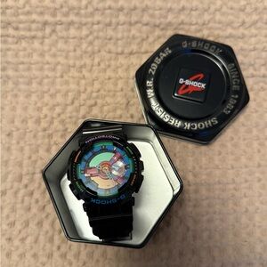G-Shock Black with Multicolor Accents Smartwatch